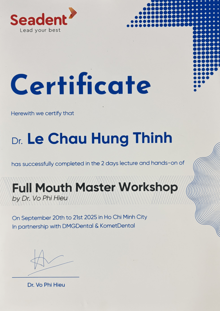 Bằng cấp bác sĩ Thịnh Bằng cấp bác sĩ Thịnh